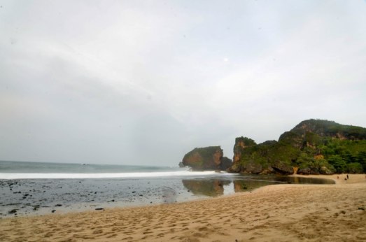 Siung Beach, landscape gagal paham